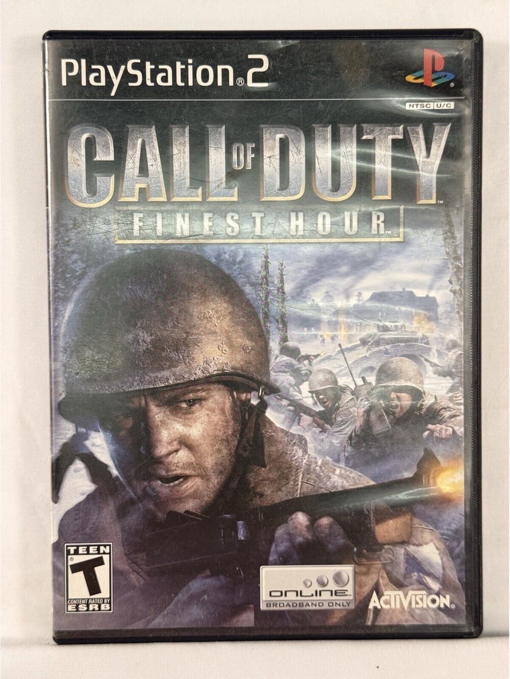 Call Of Duty: Finest Hour Sony PlayStation 2 Greatest Hits Video Game Activision